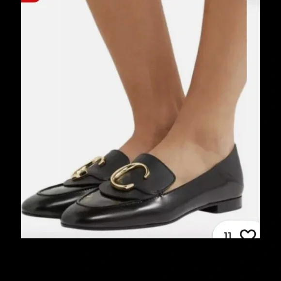 Chloé  Loafers with Gold Accent - Picture 16 of 17